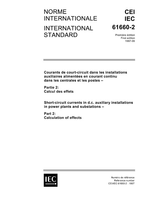 Cover IEC 61660-2:1997